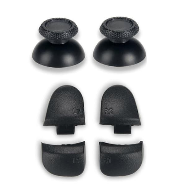 Reparationsset för PS5-kontroll L1-R1 L2-Triggerknapp Analog Joystick Ledande Gummi