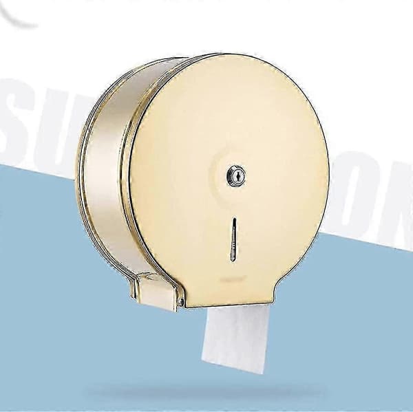 Vægmonteret toiletpapirholder i messing