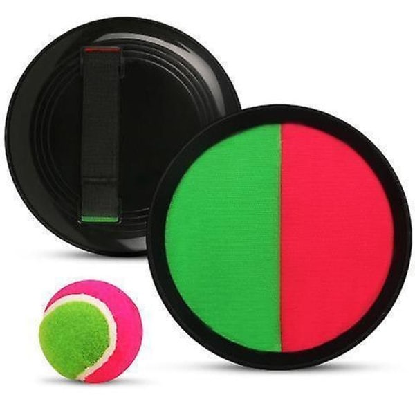 19cm Medium Sticky Paddle Racket, Foreldre-Barn Interaktiv Kasting og Suging Baller, Barnas Leke