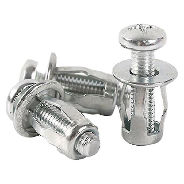 15 stk. M4 M5 M6 M8 Petal Rivets Mutter Jack Nuts Bil Metallskrue For Hulvegg Jernhud Petal Mutter Ekspansjonslykt 15pcs M4