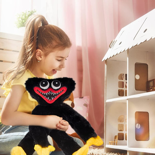 Plush-lelut, Peliajan Syntymäpäivälahjat, Kauhu Plush-lelu Halloween, Pehmeä Täytetty Plush-nukke Tytöille ja Pojille Black