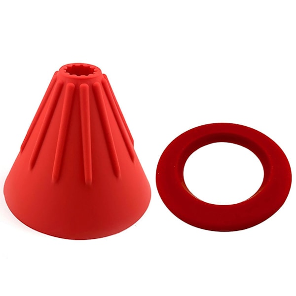1.2L/1.5L Vandkande Stor Kapacitet Holdbar Plastik Blomsterpotte Vandingsflaske Enhed til Hjemmet Red 1