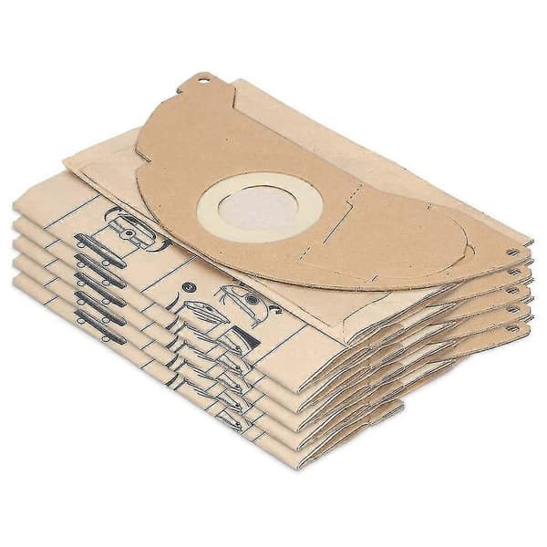 10-pack dammsugarpåsar kompatibla med Kärcher Wd2, Mv2, kompatibla med Kärcher 6.904-322.0