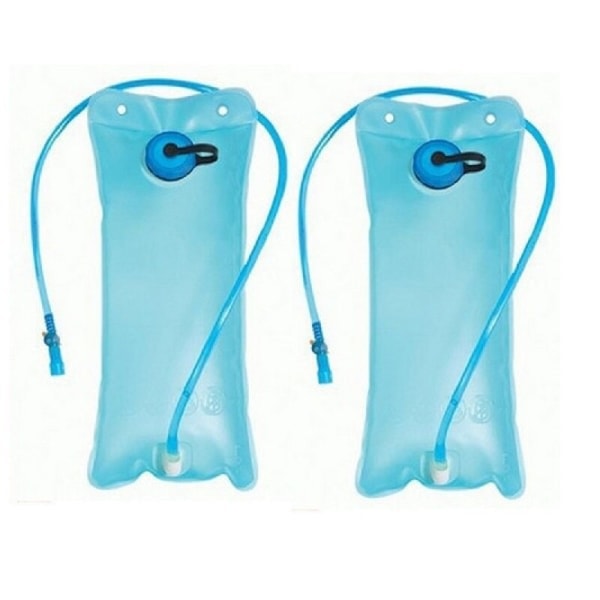 2L Vattenpåse Ryggsäck Motorcykel Camping Tillbehör Vikbar Vandring Cykel Stor Naturvandring Hink Camelback 2PCS