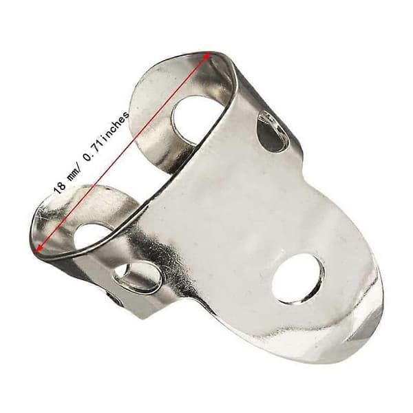 4 st Metall Tumme Finger Gitarrplektrum för Akustisk Gitarr Ukulele