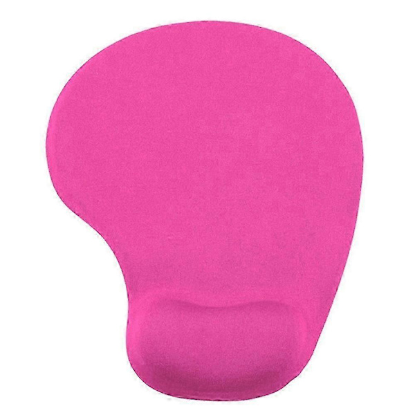 Ergonomisk Musmatta med Minnesskum och Handledsstöd, Halkfri, Lindrar Smärta i Handleden - Mörkblå Multicolor Rose