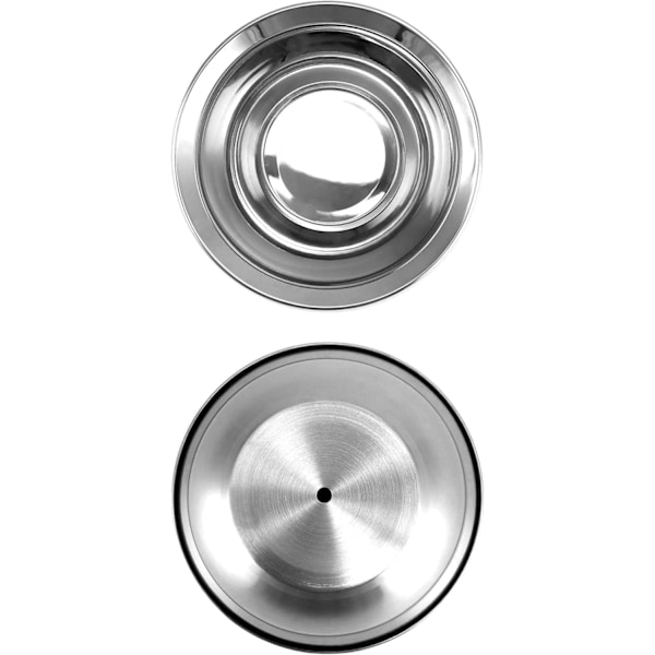 3-pack hamburgerlock, smältlock, rostfritt stål, 16 x 10 cm, för hamburgare, biff
