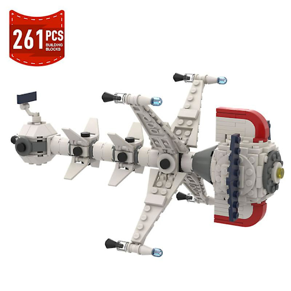 Moc Kaptajn Futured Comet Rumskib Byggeklodser Sæt Anime Højteknologisk Slagskib Mursten Model Samle Legetøj Børnegaver 261PCS