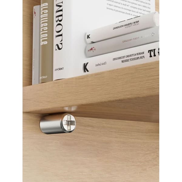 Blå cykelklocka i aluminium