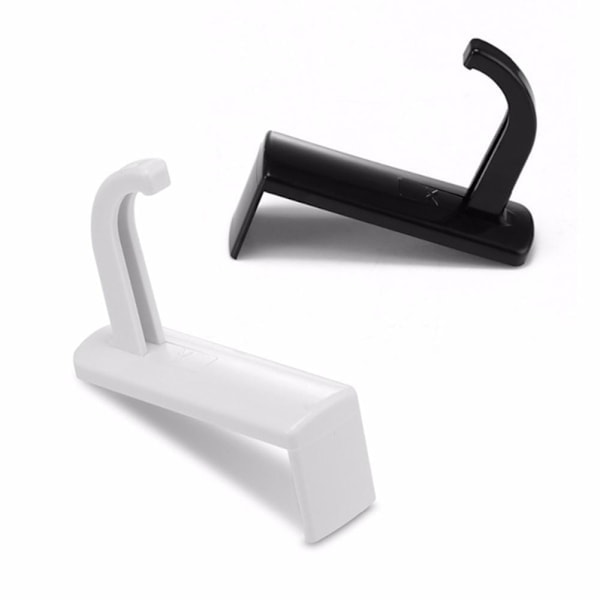 Universal Hodetelefonholder Væghængt Krog Headset Stativ Tripod T Sort One-size