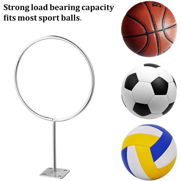2 stk. Veggmontert Sportsball Stativ Display Ball Stativ