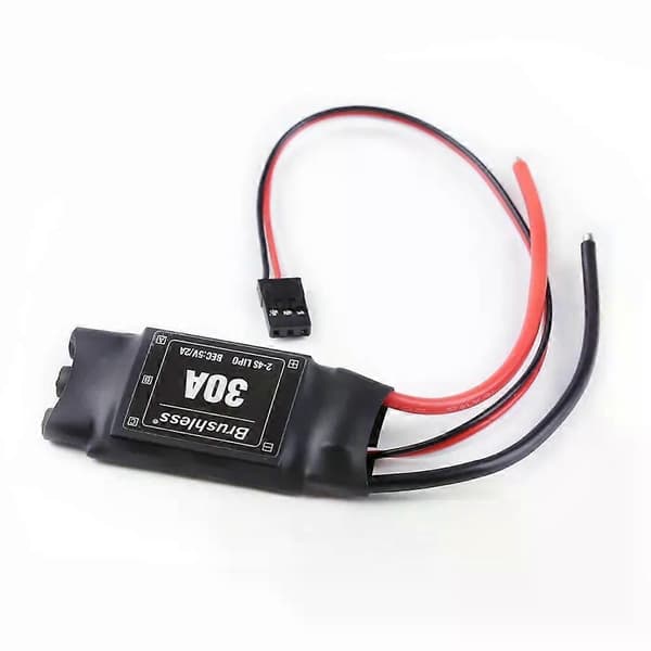Spesialpris 30A ESC 2-4S børsteløs Rc elektrisk hastighetskontroller med 5V 2A BEC for Rc Multikopter Helikopter