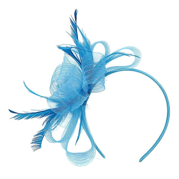 Mesh Fascinators Hårklype Hårbøyle Klassiske Fascinators for Derby Bryllup Cocktailparty