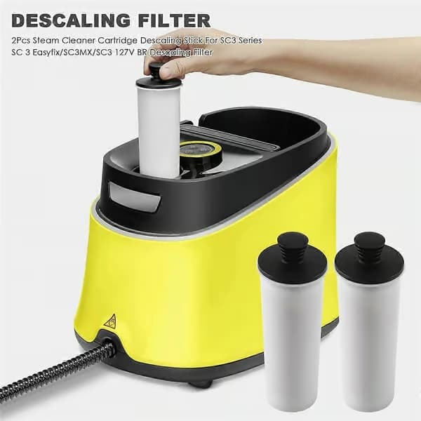 2 st Avkalkningspatron för Kärcher SC3-serien SC 3 Easyfix/SC3MX/SC3 127V BR D