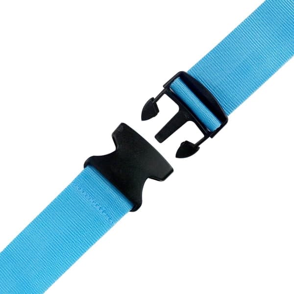 Kraftiga Resväskeband för Resväskor Packningsbälten Resetillbehör Justerbart Väskband 2-pack Blå