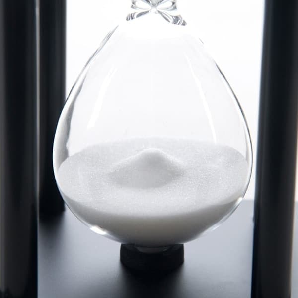 Timeglas Sand Timer, 60 Minutter Træ Sandur White