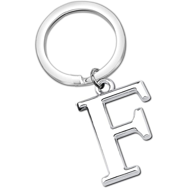 Nøkkelringbokstav - Initial Alphabet Key Ring Charm Bokstav F