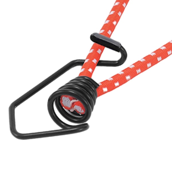 Elastiksnor med krog 6 mm reb Elastik Baldakin Bindere til Lastbiler Bannere Camping Sort Red 20cm
