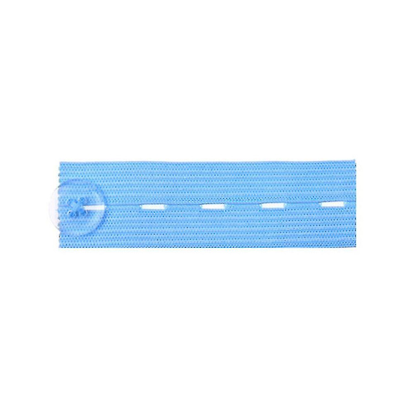 Vyötärön pidennysnappi housuihin Raskausfarkut Elastinen vyötärön laajennin Blue 5PCS