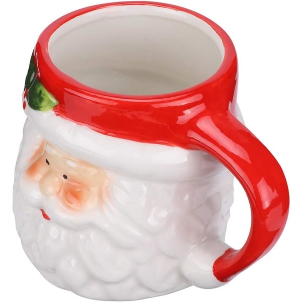 Julekop med julemand i keramik Kaffe- og tekop Julegave