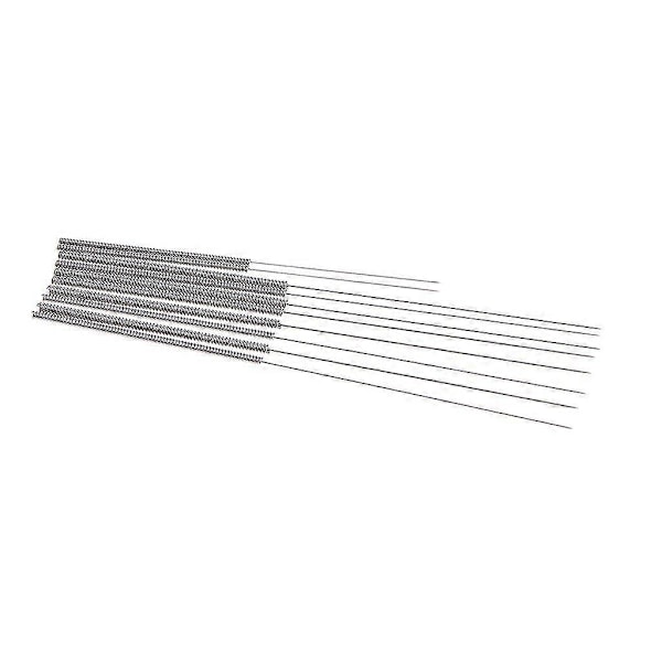 0,2 mm/0,25 mm/0,3 mm/0,35 mm/0,4 mm nåleværktøjssæt - rustfrit stål 10 stk.