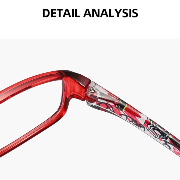 Luku-lasit Presbyopia-lasit PUNAINEN VOIMA +3.00 punainen Voima +3.00-Voima +3.00 red Strength +3.00-Strength +3.00
