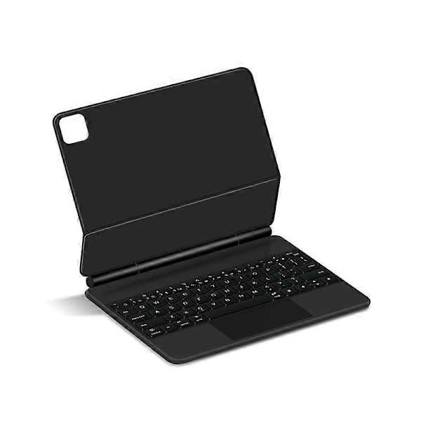 iPad Air 11 (2024) (M2) Bluetooth-näppäimistö Magneettinen Ripustus PC+PU Nahka Tablet-kotelo - Musta Multicolor Black