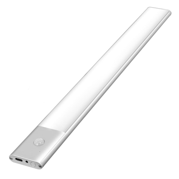 Rörelsesensor skåpbelysning, LED avtagbar batteridriven dimbar garderobsbelysning nattlampa 40cm