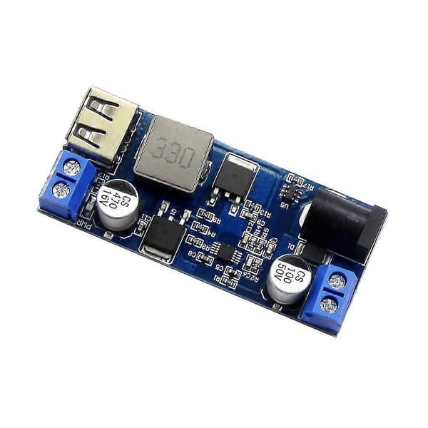 Dc-dc Justerbar Usb Step-down Lademodul 24v/12v Til 5v 5a Konverter Buck