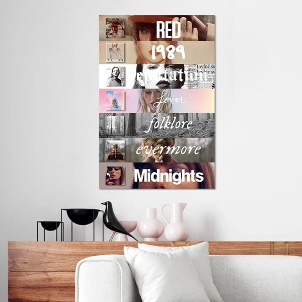 Singer Taylor Swifts plakat, personlig hængende ornament, ideel gave til Swifties C