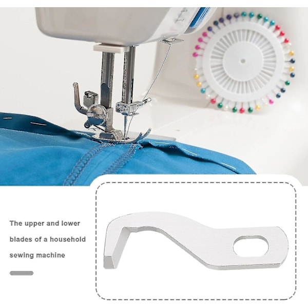 Overlock Kniv, Øvre & Nedre Sæt, Passer til Singer S14-68 S14-69 S14-77 S14-78 S14-79, Kompatibel med Pfaff Element 1450OL