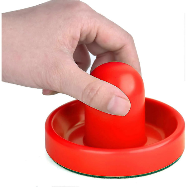Airhockey Set Airhockeybord Tillbehör Slam Set 4 Pushers, 8 Bollar red