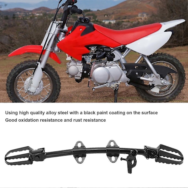 2024 Fotpinner Monteringsbrakett Stål Legering Svart Erstatning for CRF50 50cc 70cc 110cc 125cc Pit Bikes