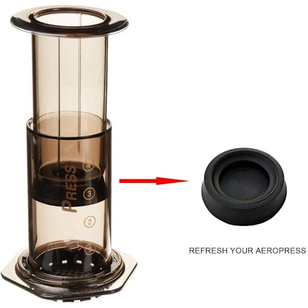 Plunger Gummitätning för Aerobie Aeropress Kaffemaskin Delar Kolv Ändtätning (2-pack)