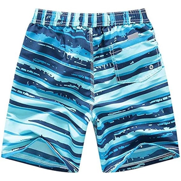 Voksne Strandshorts Mænd Kvinder Drenge Piger Badebukser Badetøj Surfing Bukser Boardshort 100-213cm Sky Blue 13-14 Years