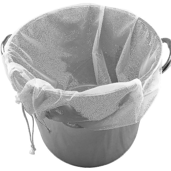Øl Hjemmebrygning Filterpose Til Brygning Malt Kogende Urt Mæsk Sietværktøj Mesh Nylon Madsi Pose Komælk Juice Filter 7.8 x 11.8 inch
