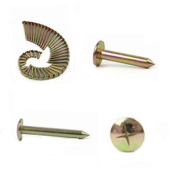 10 stk/sett 3/5/7/8/10 cm Landmålingsspiker i stål Landmålingsmarkør Grensemerke 8cm