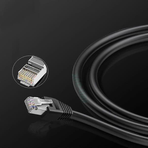 RJ45 Cat6 Forlænger Patch Kabel Extender Lan Han til Hun PC TV Netværkskabel 1m