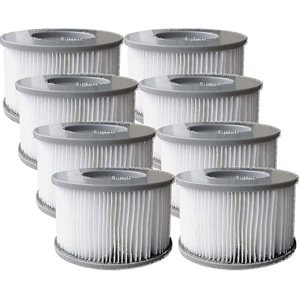8 x Premium Filterpatroner for Mspa Boblebad og Spabasseng - Snngv - -