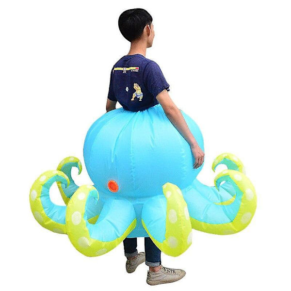 Blæksprutte Kostume Voksen Halloween Cosplay Oppustelig Dragt Kvinder Mænd Performance Nederdele Karneval Party Maskot Klæd Dig Ud Rekvisitter octopus One Size