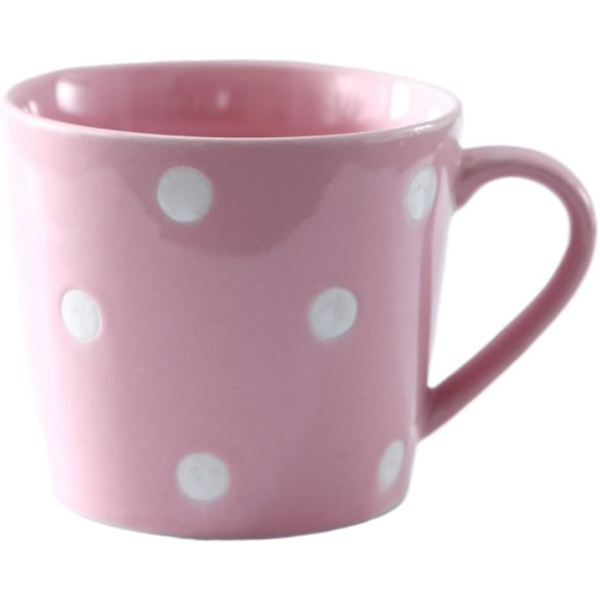 Kaffekop, Sød Keramik Polka Dot Mark Kop 200ml Kreativ Personlighed Trend Vandkop Hjem Mælk Morgenmad Kaffe Kop