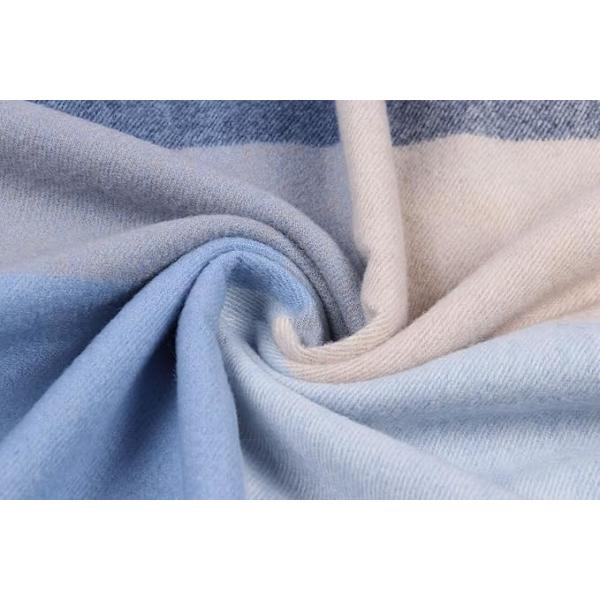 Myk Kvinner Cashmere Ull Sjal Stor Pashmina Sjal og Wrap Varmt Stjål Teppe Dark Blue