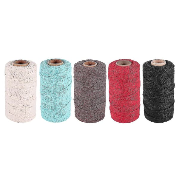 5 stk. Macrame Snor Macrame Snor Diy Håndværk Snor Spole Garn Rustik Snor Reb 2 Mm X10