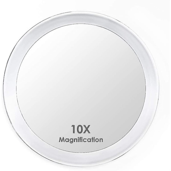 10x Förstorings Spegel med 3 Sugkoppar, Smink Spegel med 10x Förstoring