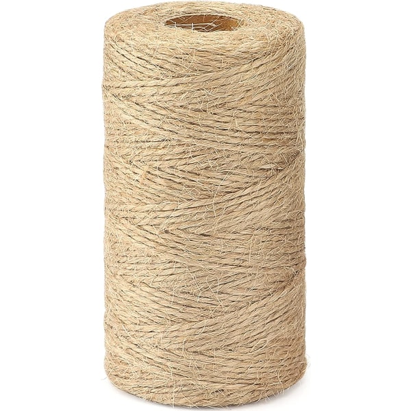 Jute Rope 1.5mm, 100M Natural Garden Jute Rope For DIY Craft