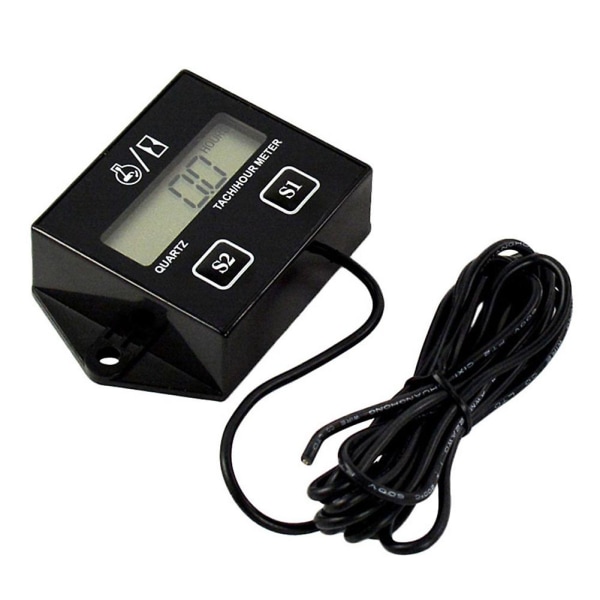 Motorsykkel LCD Race Digital Rpm Turteller Timer Måler