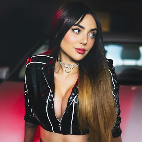 Punk Goth PU Læder Choker Halskæde med Hjertevedhæng Charms Choker til Kvinder Mænd A