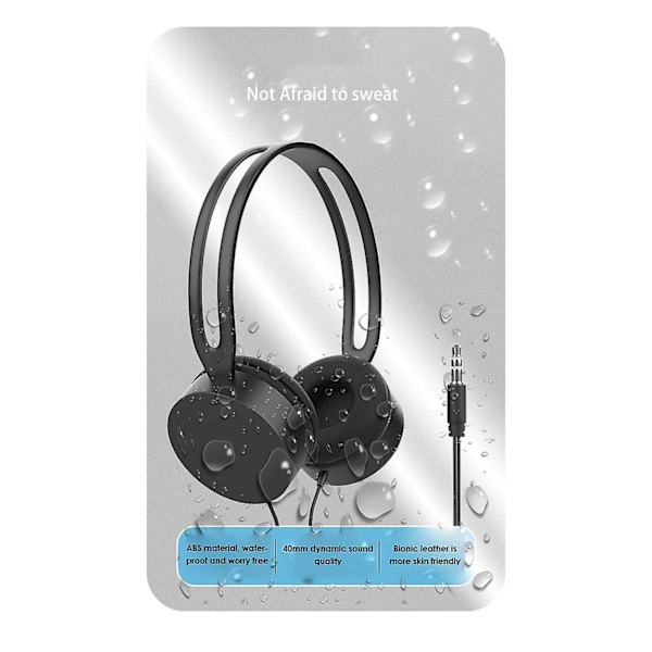 3,5 mm Jack Trådbundna Hörlurar Bärbara Musik Stereo Hörlurar HD Ljud Hörlurar Macaron Färg A04
