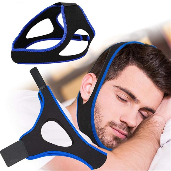 Anti Snore Chin Strap, Adjustable And Breathable Chin Strap For Snoring, Chin Straps To Keep Mouth Closed While Sleeping For Men And Women