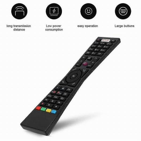 RM-C3231 Fjärrkontroll för Currys JVC Smart 4K LED med NETFLIX LT24C656